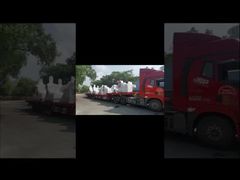 Delivery of large trucks on October 8th